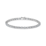 Oval Diamond Tennis Bracelet image 0