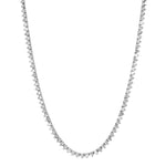 Three Prong Tennis Necklace