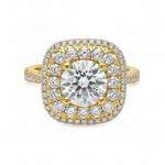 Damascus Engagement Ring