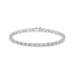 Emerald Diamond Tennis Bracelet image 0