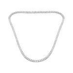 4 Prong Tennis Necklace image 0