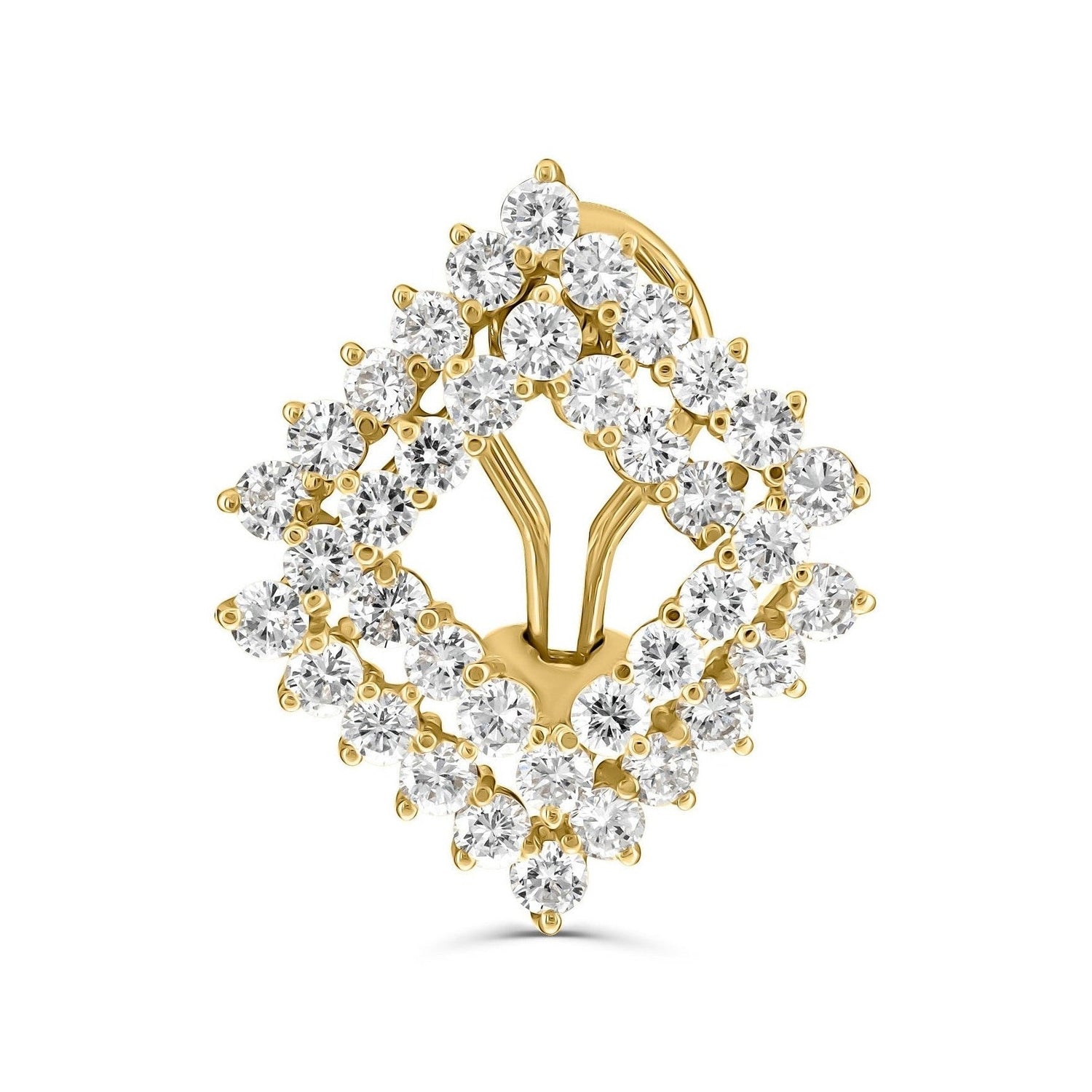 Square Clip Earrings image 1