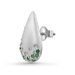 Diamonds & Sapphires Teardrop Earrings image 5