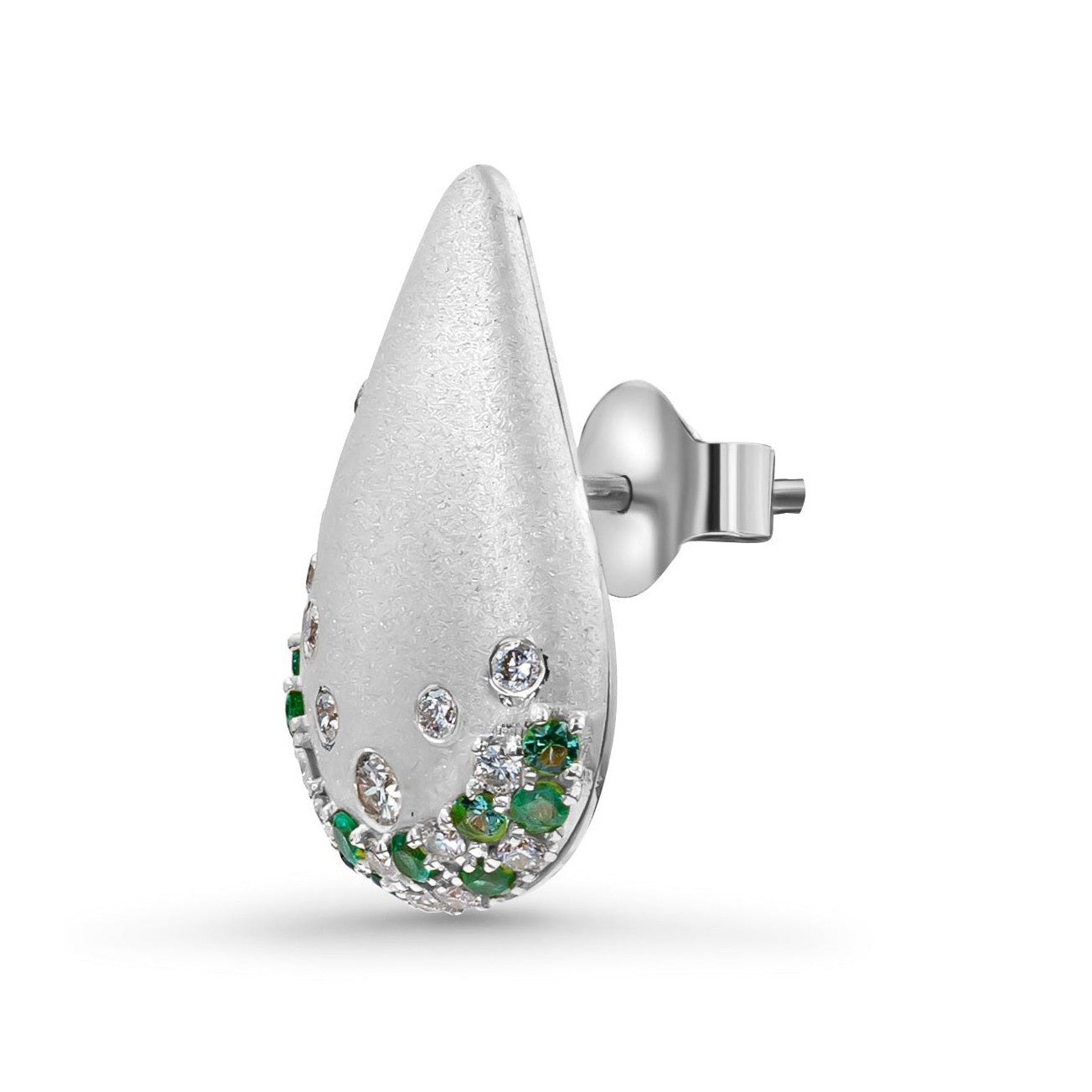 Diamonds & Sapphires Teardrop Earrings image 5