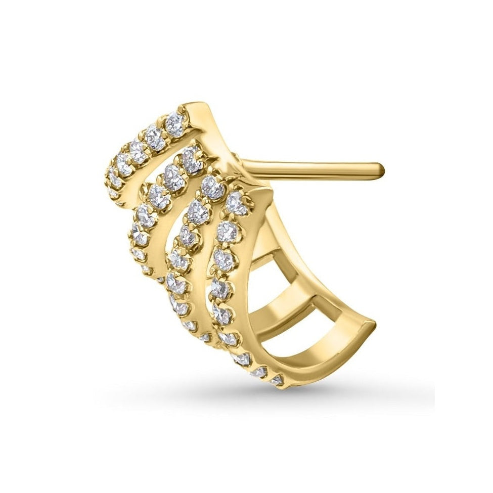 Four Row Caged Ear Cuff image 6