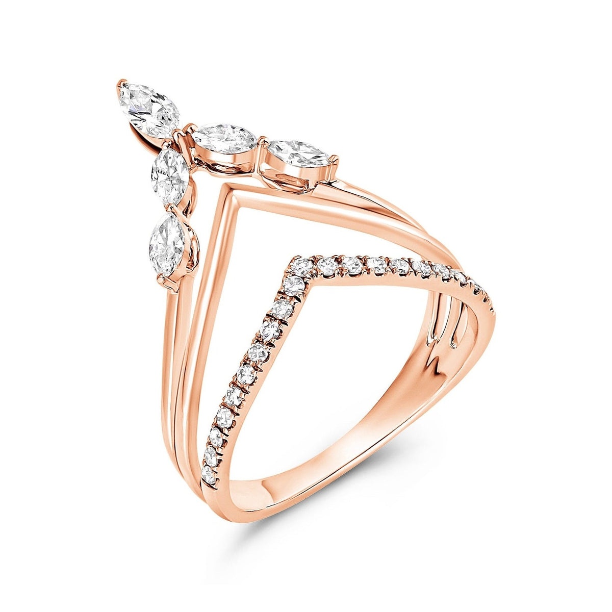 Art Deco Marquise Diamond Ring image 2