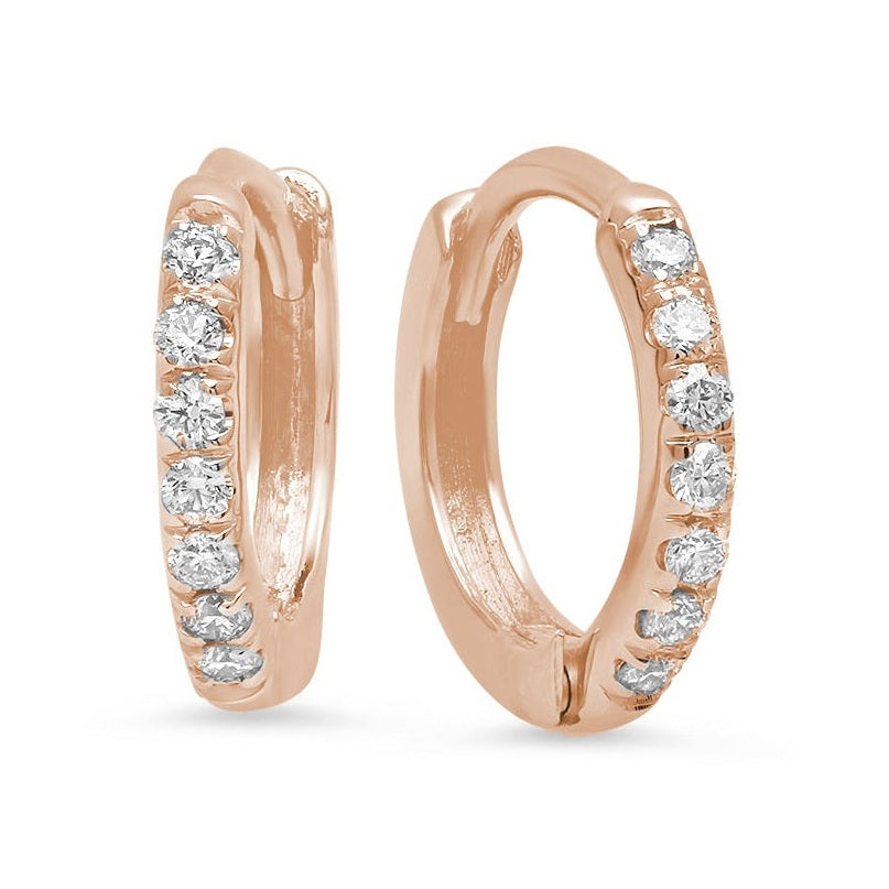 Mini Diamond Hoops image 1