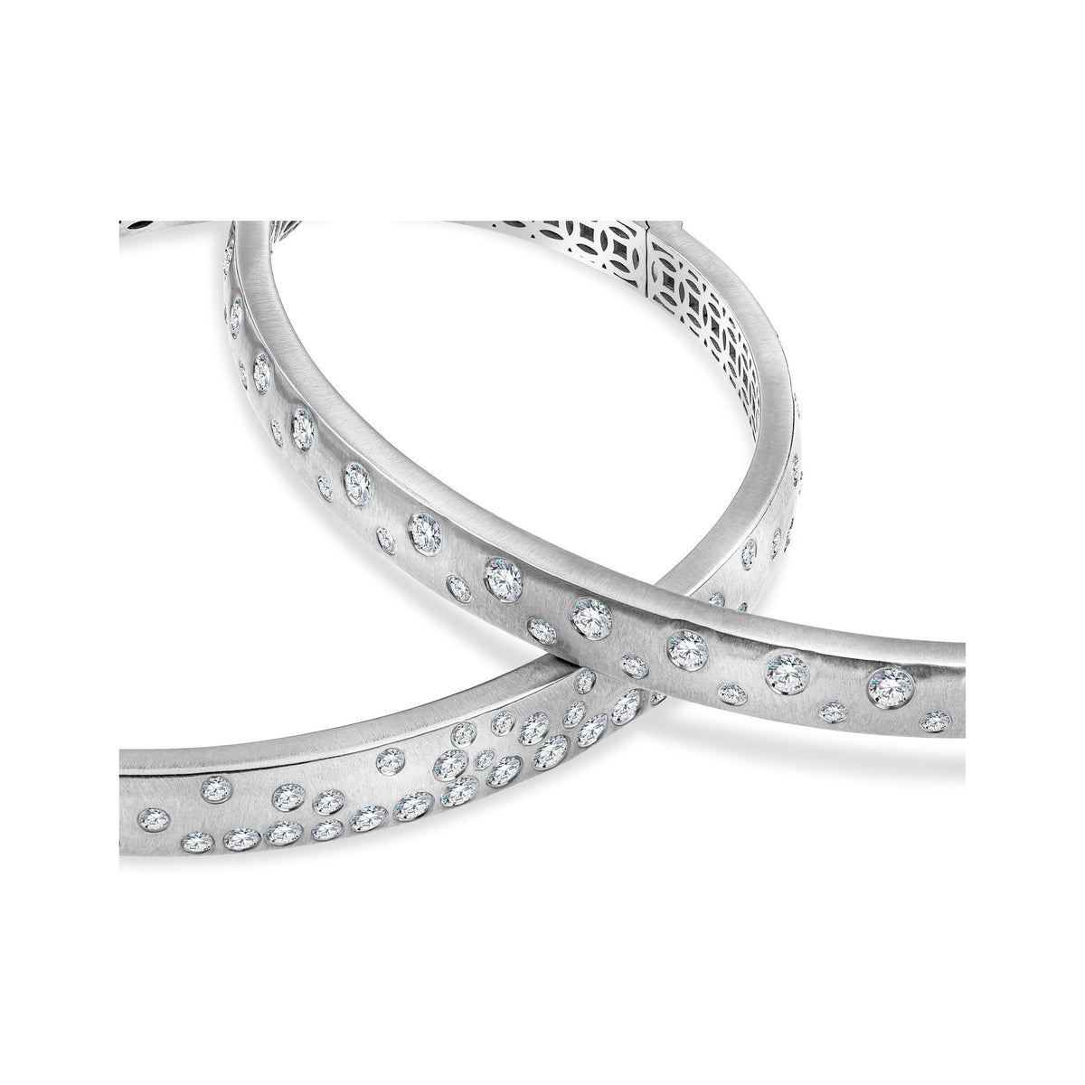 Scattered Diamond Bangle image 2