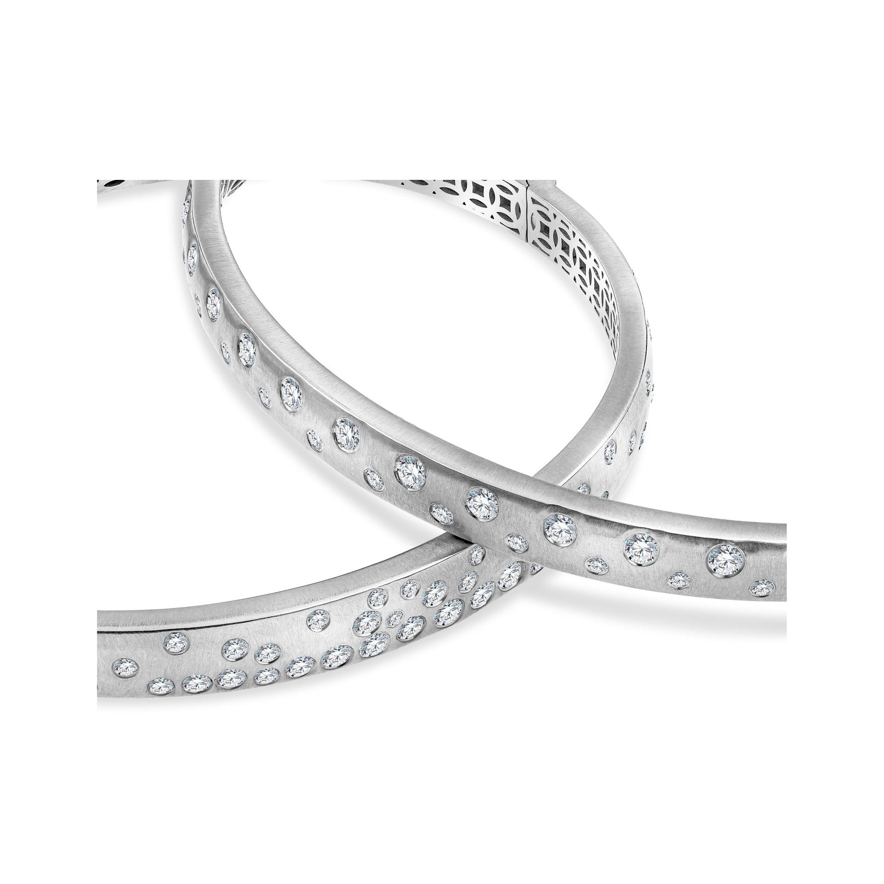 Scattered Diamond Bangle image 2
