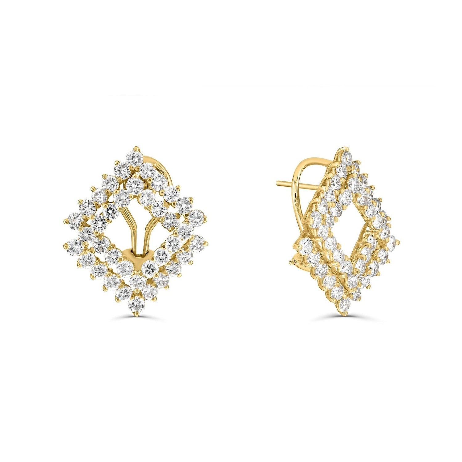 Square Clip Earrings image 0