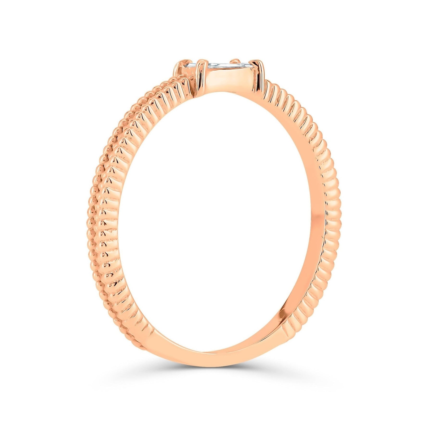 Straight Baguette Diamond Band image 3