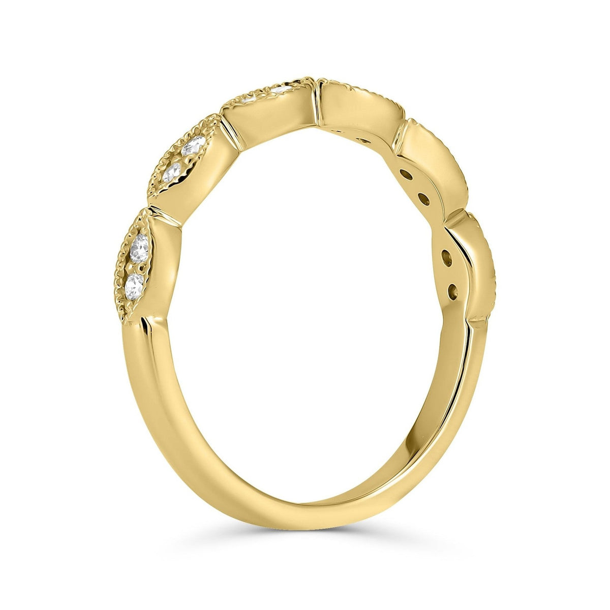 8 Diamond Stackable Eternity Band image 1