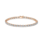 Oval Diamond Tennis Bracelet image 2