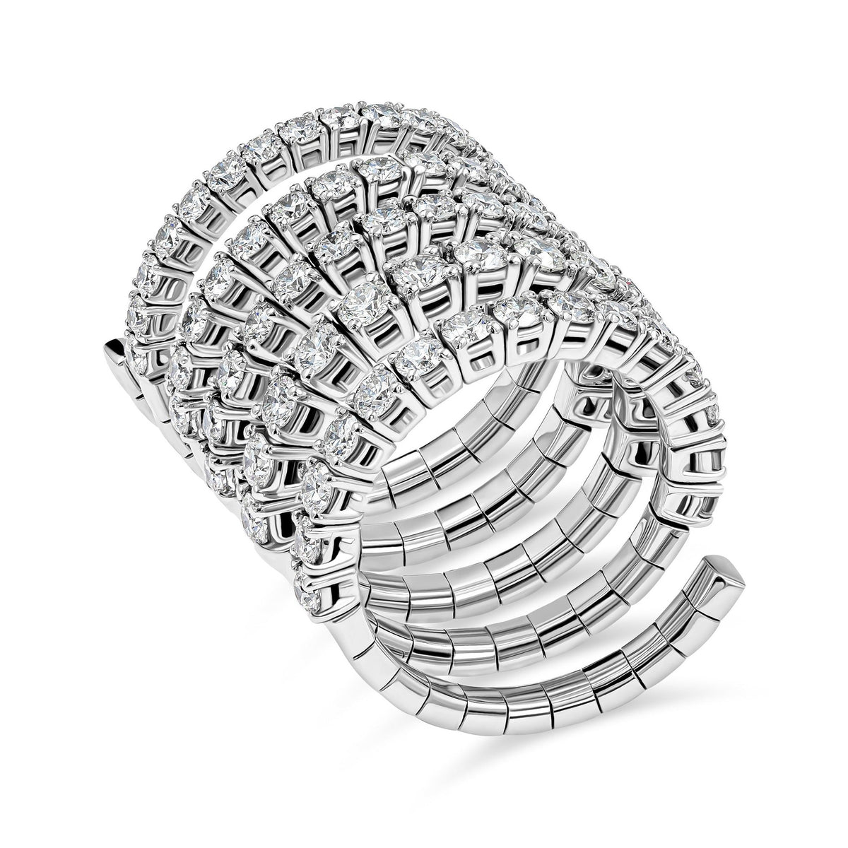 Diamond Spiral Ring image 1