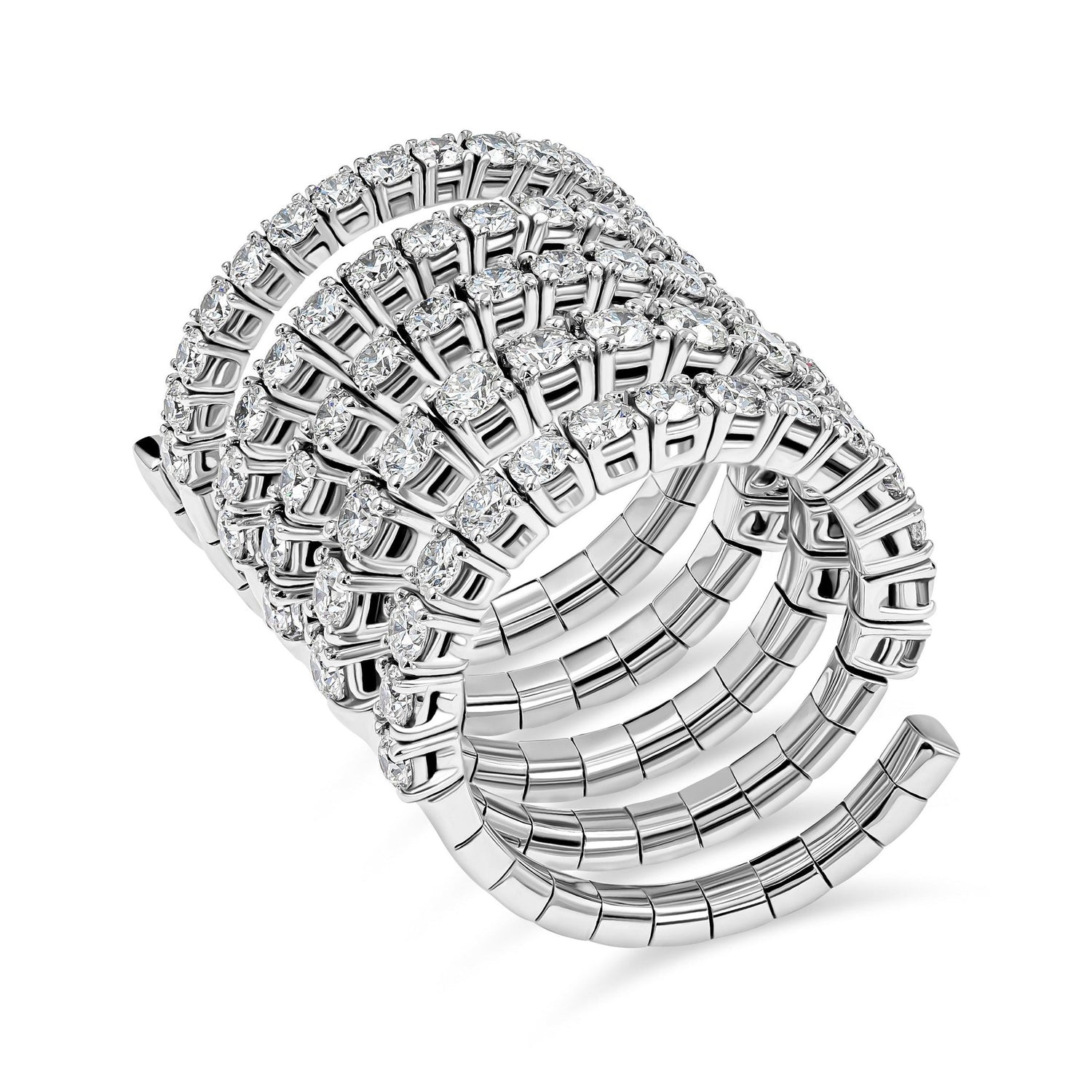 Diamond Spiral Ring image 1