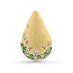 Diamonds & Sapphires Teardrop Earrings image 1