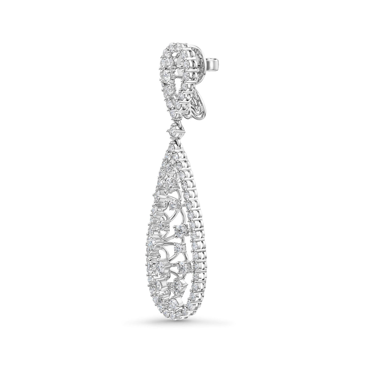 Natural Diamonds Drop Earrings image 2
