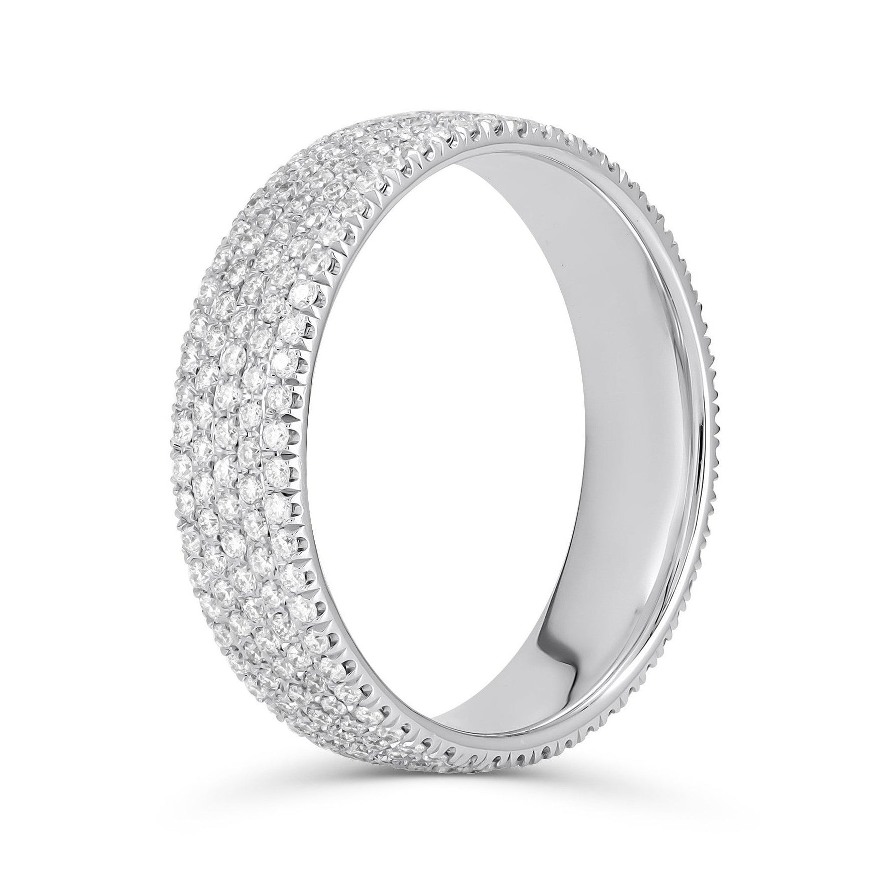 Domed Diamond Cigar Band image 3