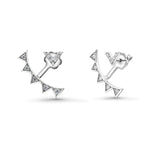 V-Shaped Diamond Earring Jackets image 3