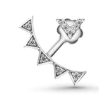 V-Shaped Diamond Earring Jackets image 4