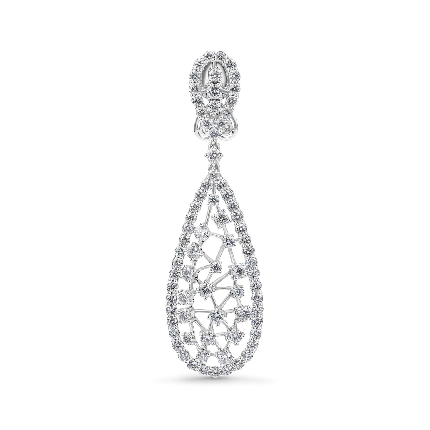 Natural Diamonds Drop Earrings image 1