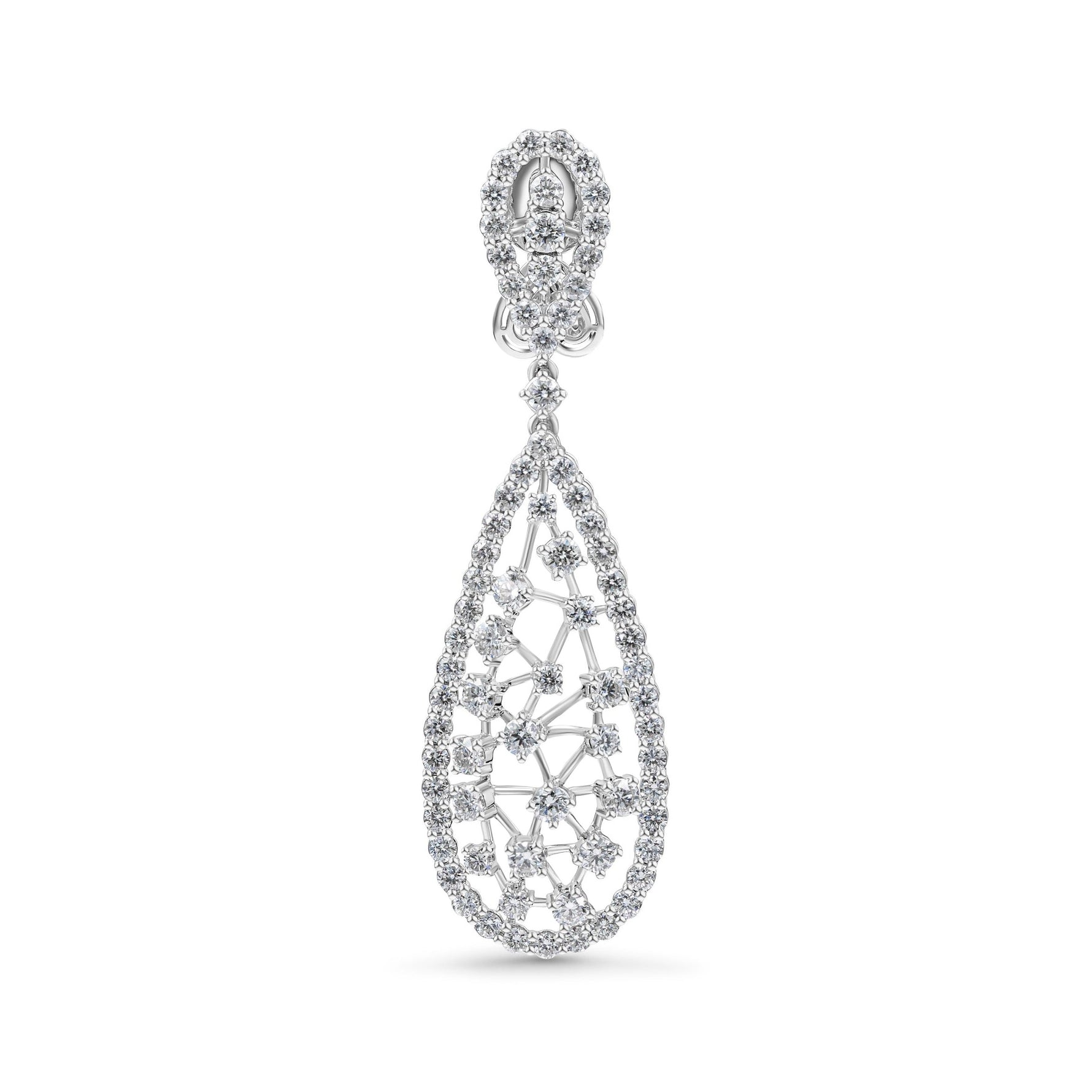 Natural Diamonds Drop Earrings image 1