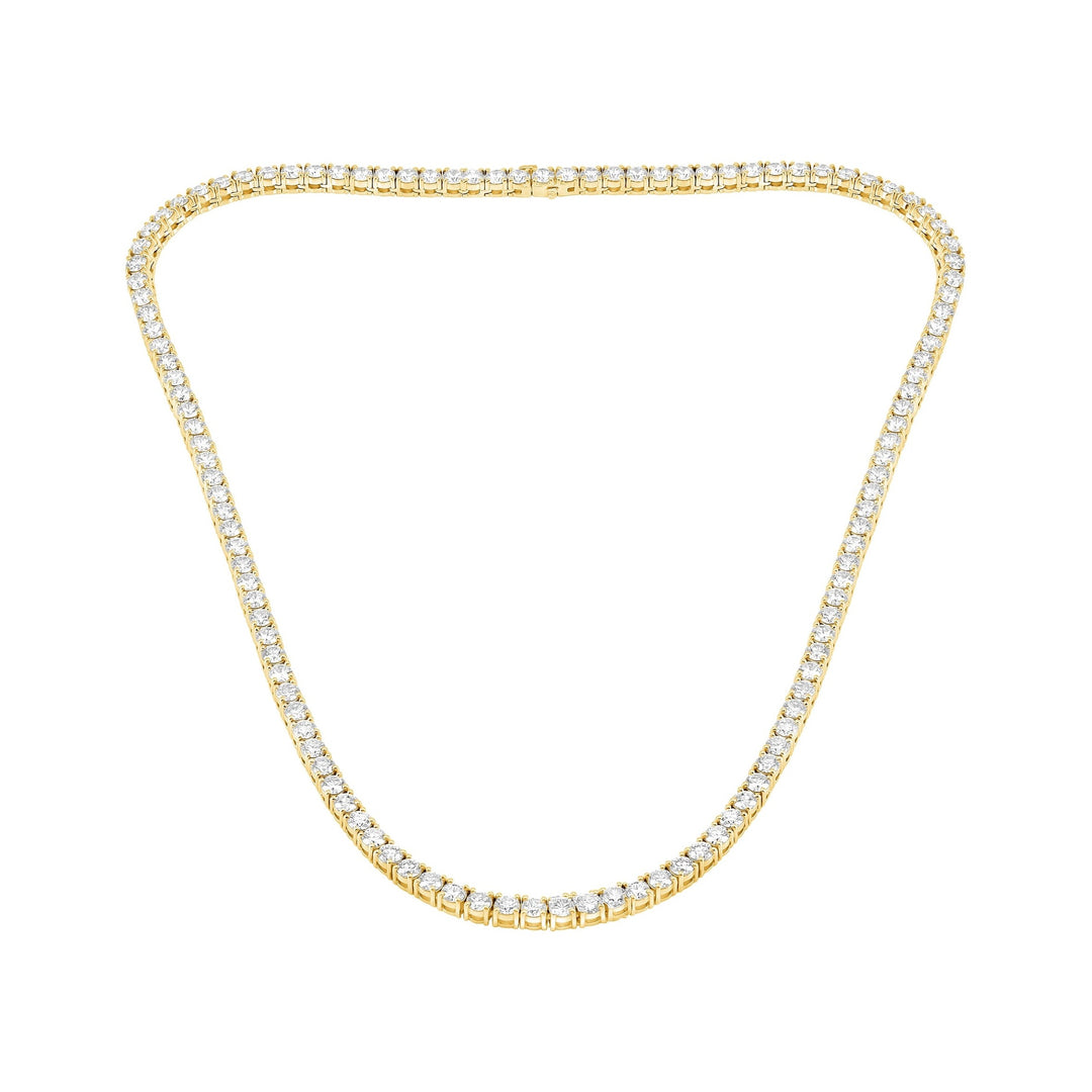 Four-Prong Tennis Necklace image 0