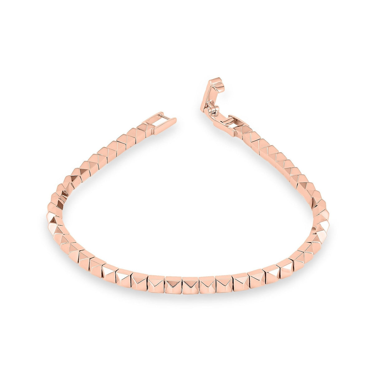 Gold Pyramid Bracelet image 3