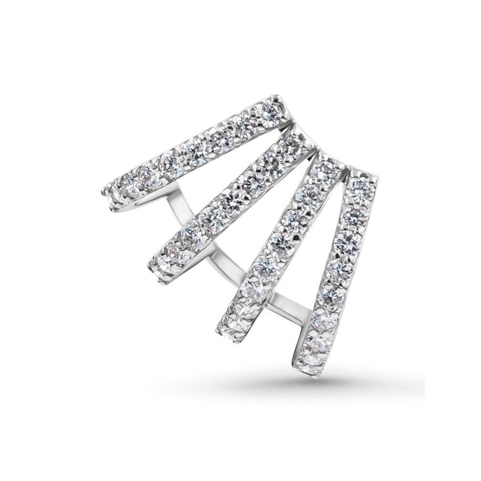 Four Row Caged Ear Cuff image 2