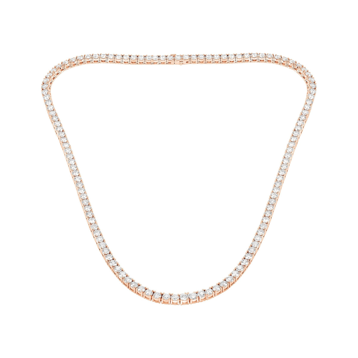 4 Prong Tennis Necklace image 2