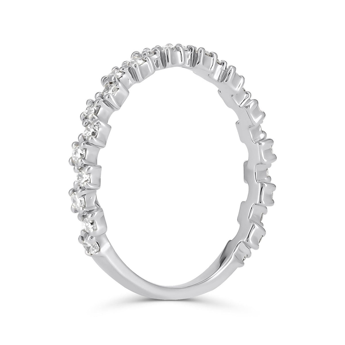 Diamond Zig Zag Stackable Band image 1