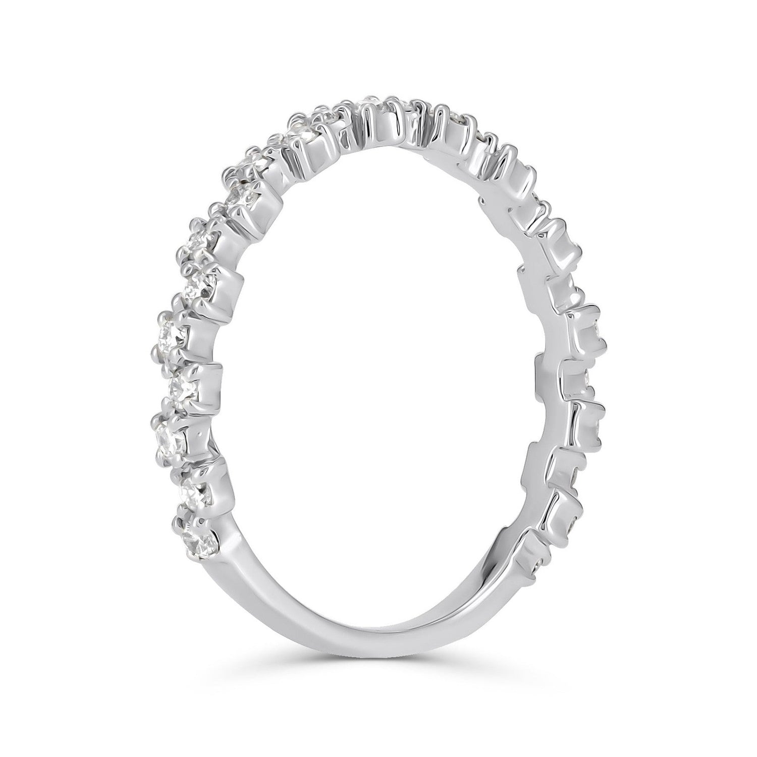 Diamond Zig Zag Stackable Band image 1