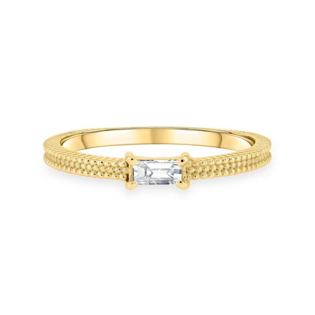 Straight Baguette Diamond Band image 0