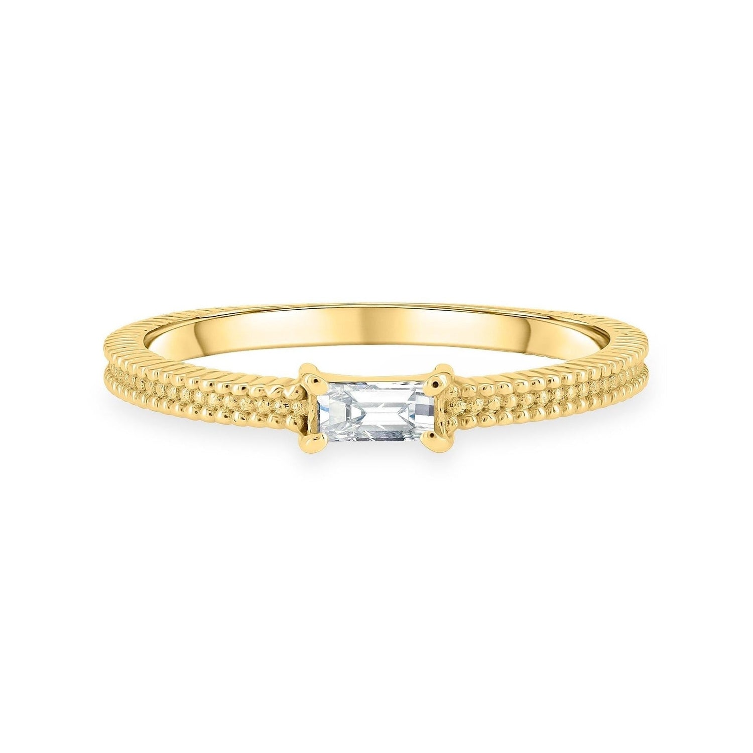 Straight Baguette Diamond Band image 0