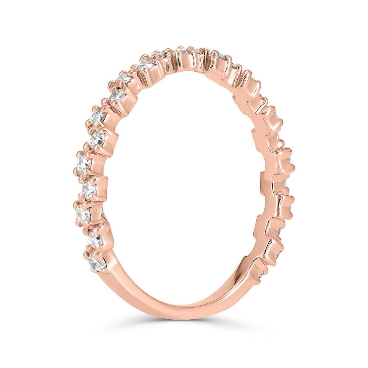 Diamond Zig Zag Stackable Band image 5