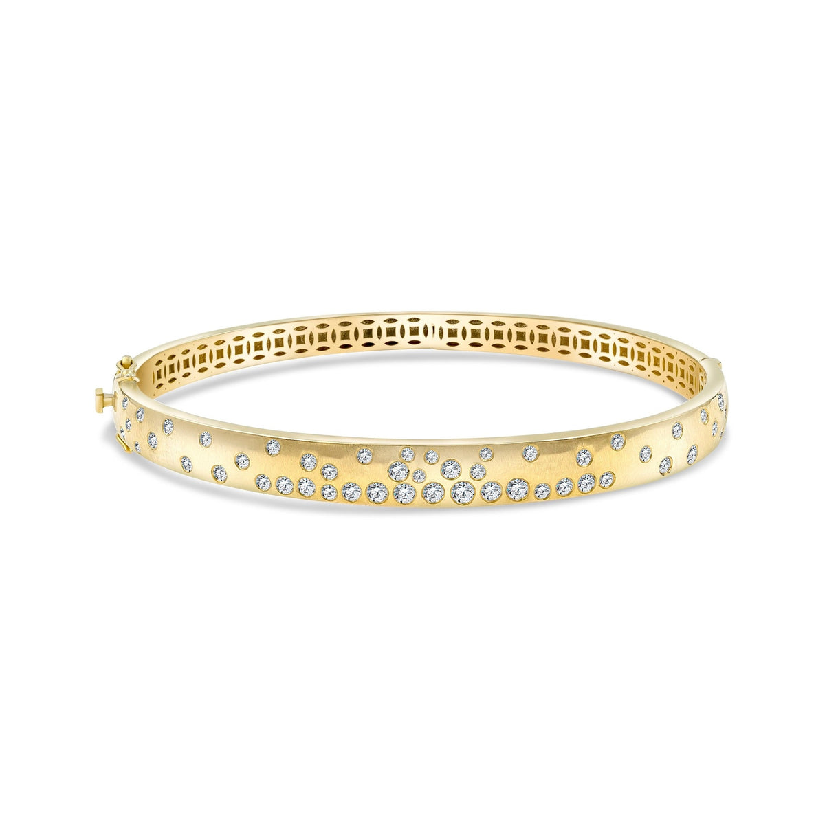 Scattered Diamond Bangle image 0