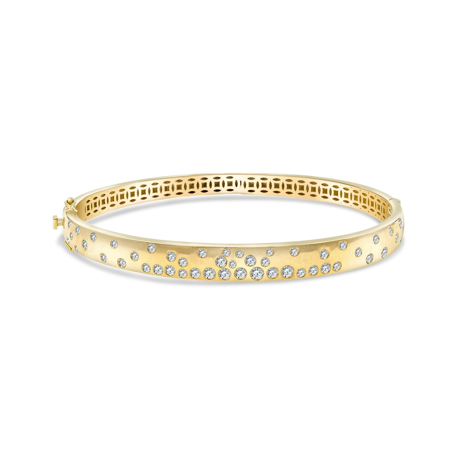 Scattered Diamond Bangle image 0