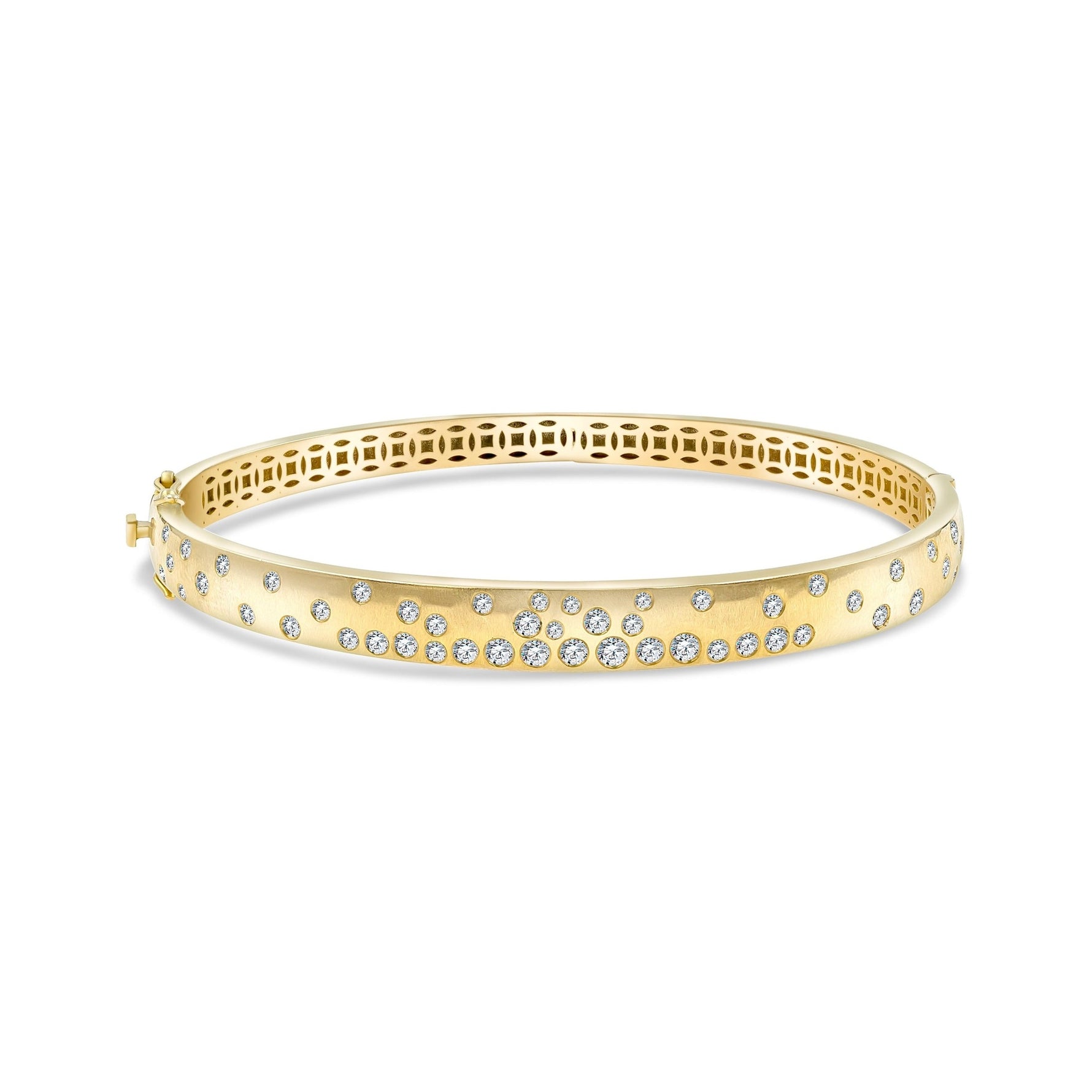 Scattered Diamond Bangle image 0
