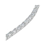 Emerald Diamond Tennis Bracelet image 1