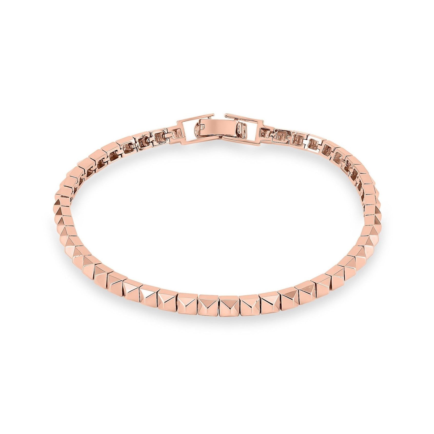 Gold Pyramid Bracelet image 2