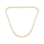 Four Prong Tennis Necklace image 1