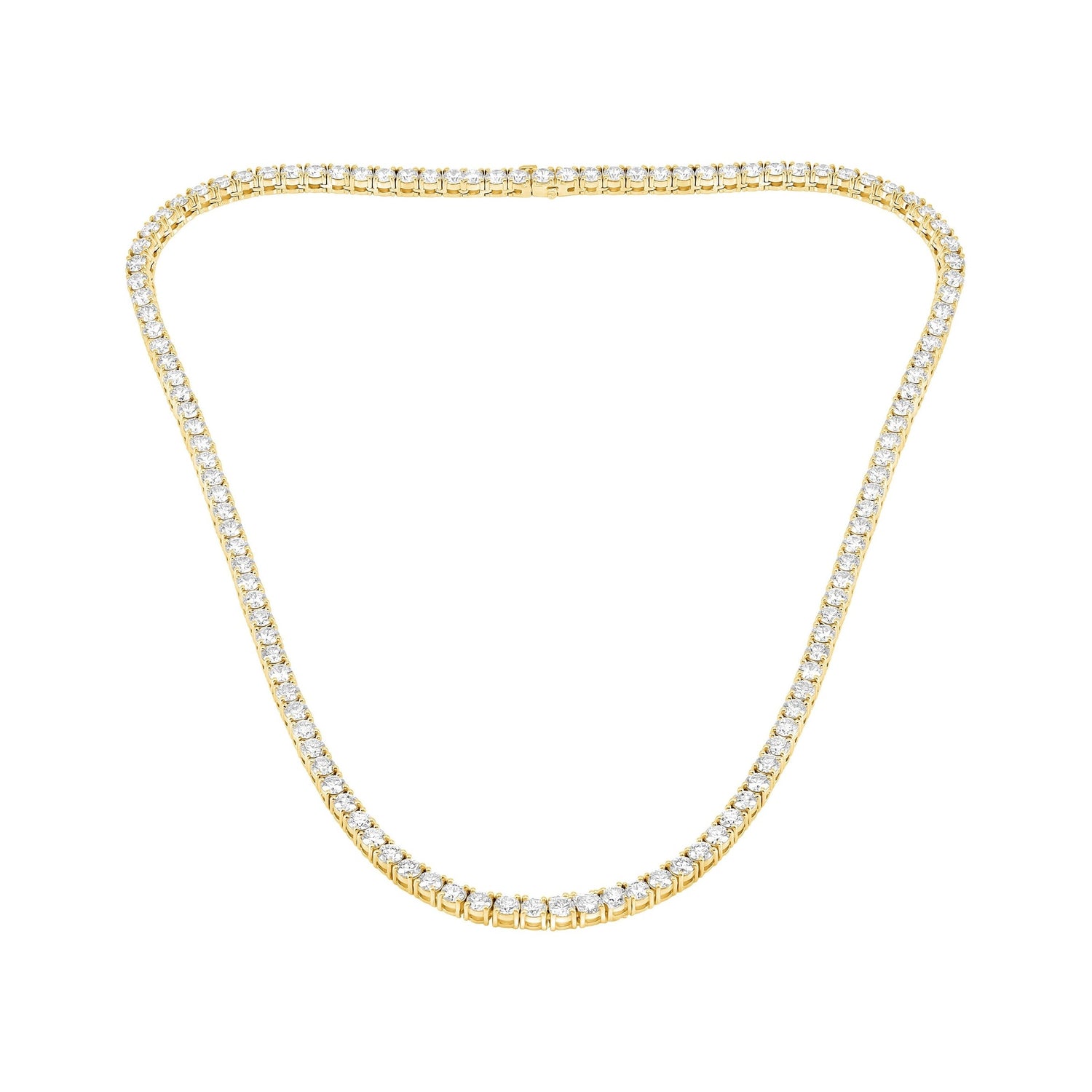 Four Prong Tennis Necklace image 1