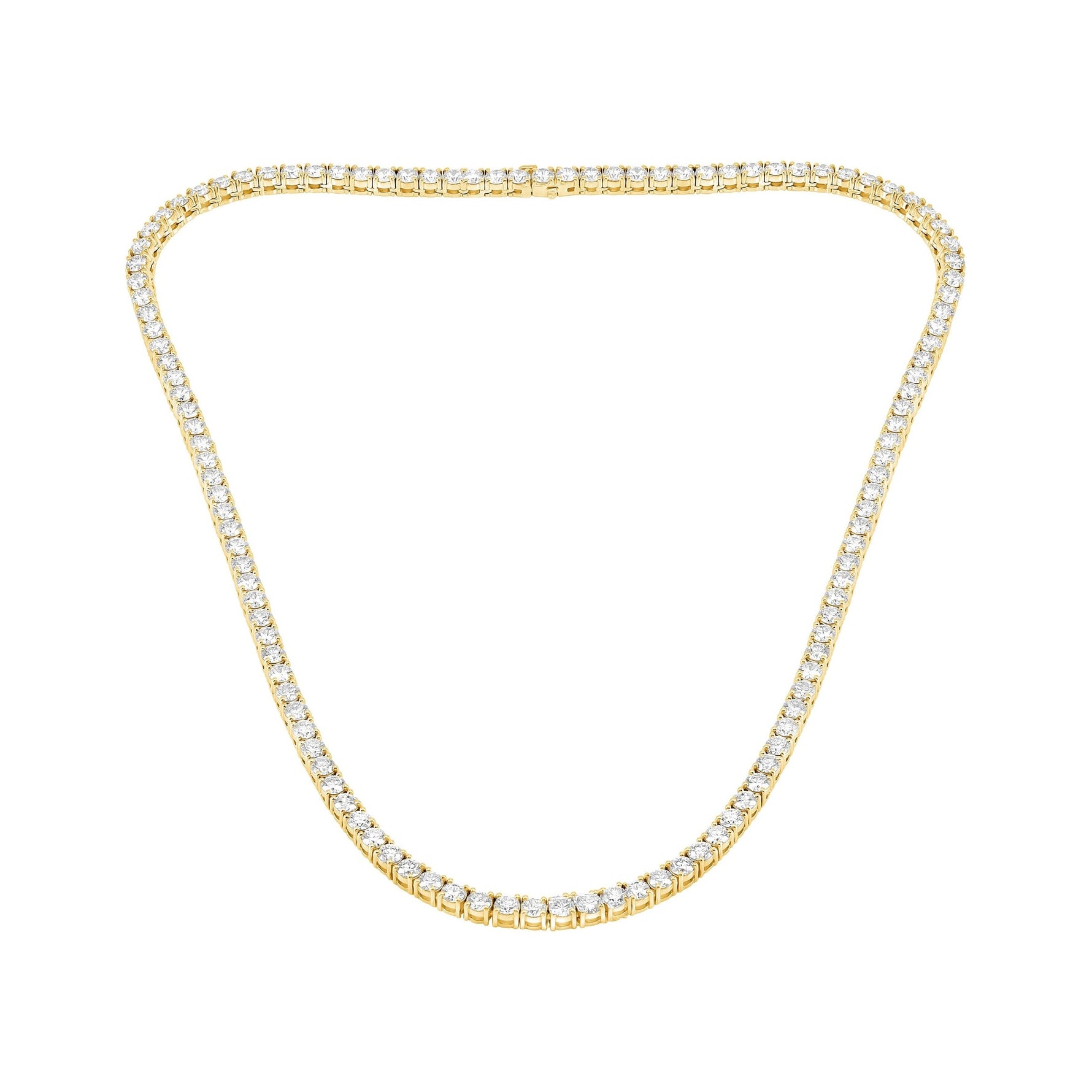 Four Prong Tennis Necklace image 1