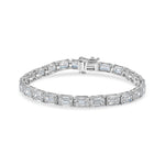 Emerald Diamond Tennis Bracelet image 0