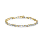Oval Diamond Tennis Bracelet image 4