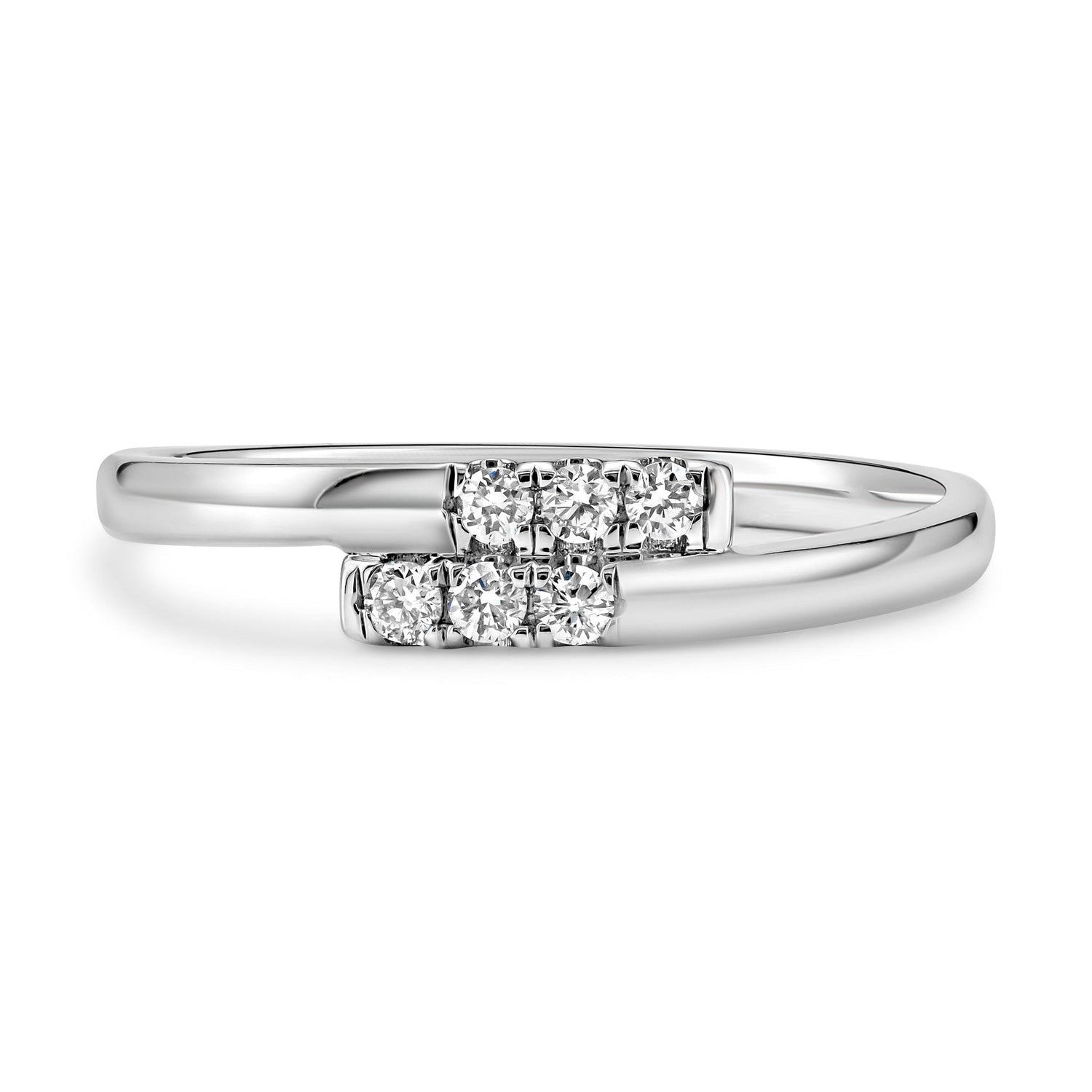 Split Shank Diamond Ring