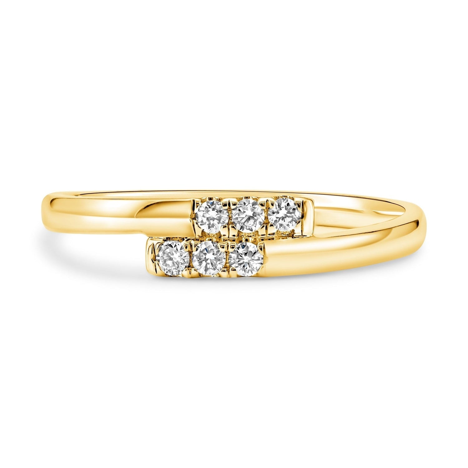 Split Shank Diamond Ring