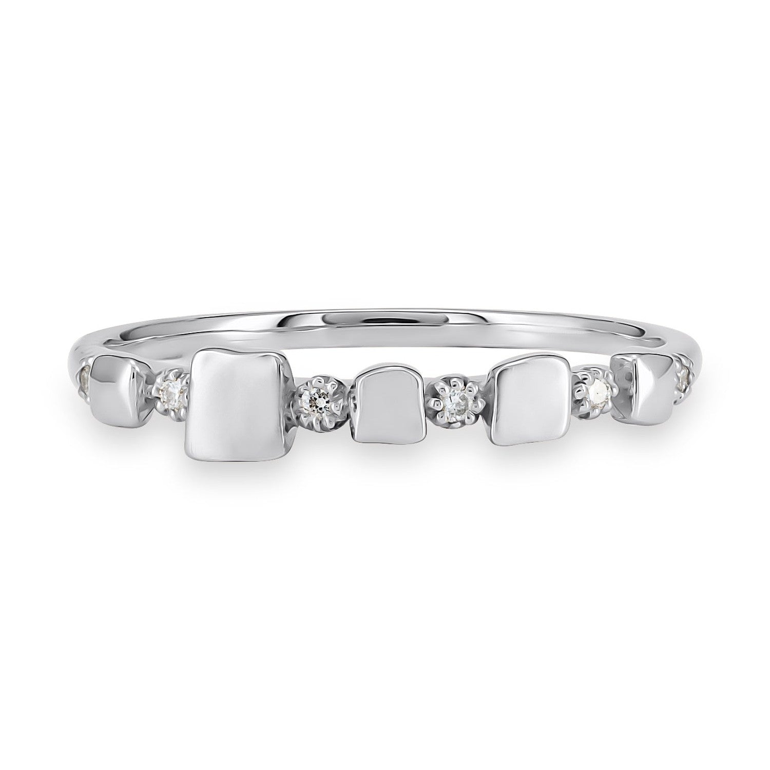 Lilipad Diamond Ring