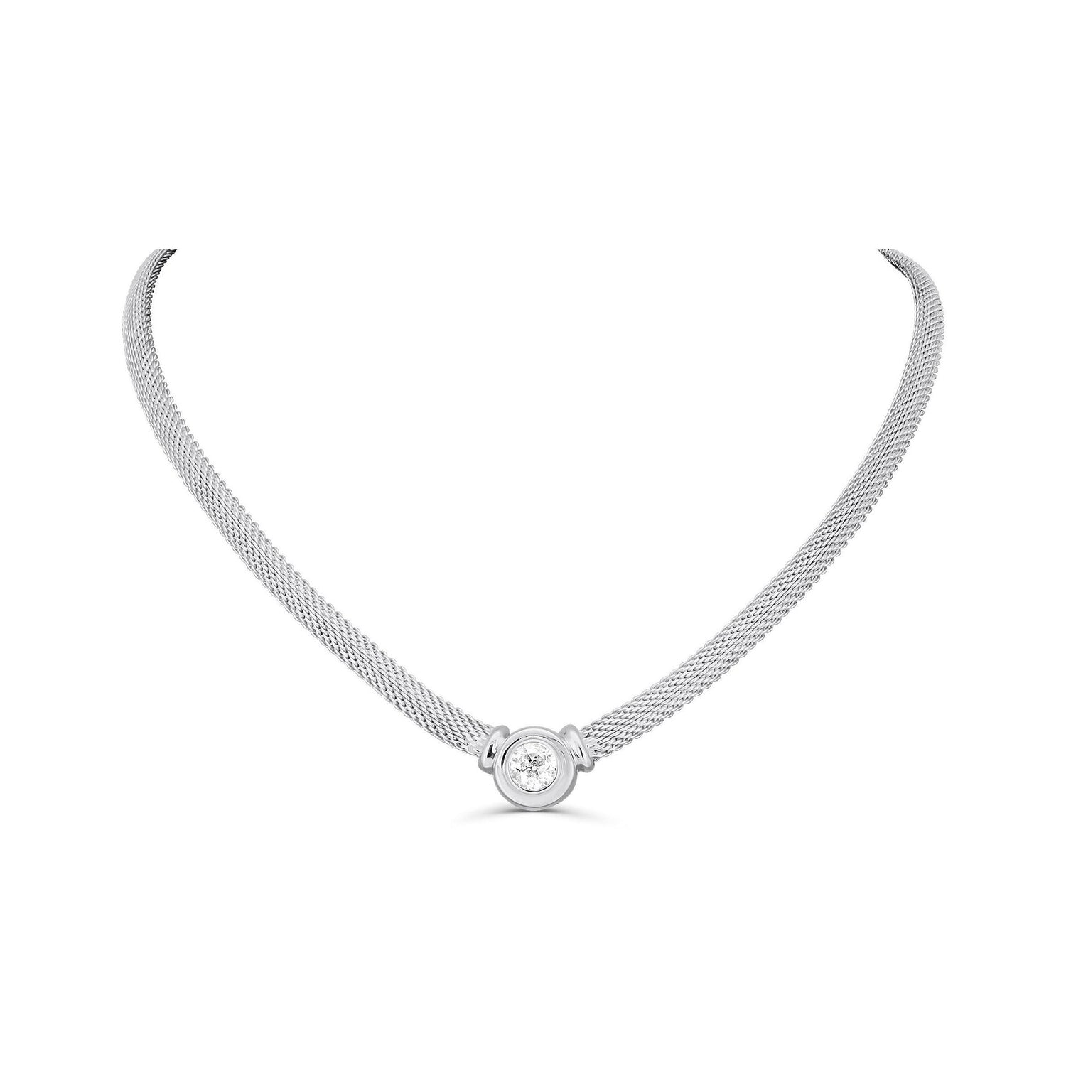 Diamond Mesh Necklace image 1