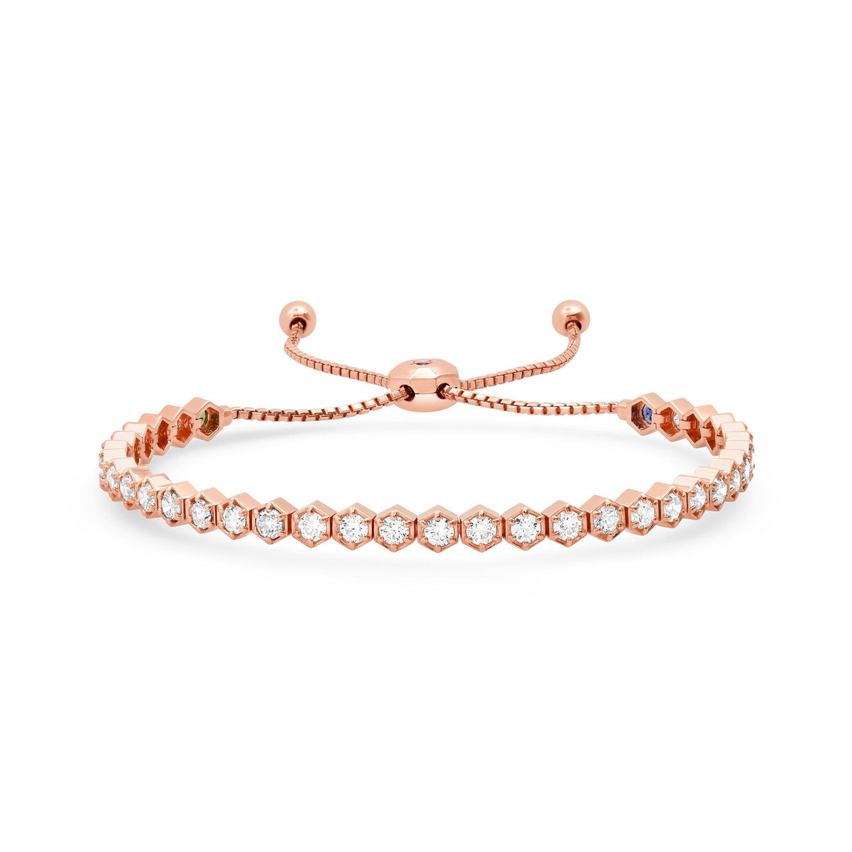 Hexagon Tennis Bracelet image 0